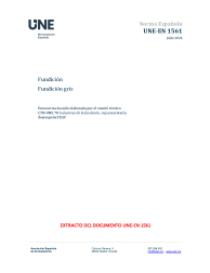 UNE-EN 1561:2024