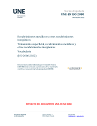 UNE-EN ISO 2080:2022