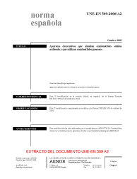 UNE-EN 509:2000/A2:2005