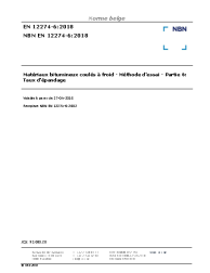 NBN EN 12274-6:2018