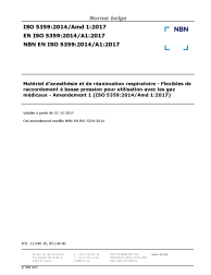NBN EN ISO 5359:2014/A1:2017