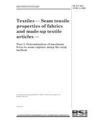 BS EN ISO 13935-1:1999