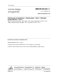 NBN EN ISO 8611-1:2012