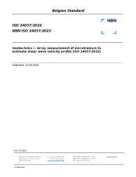 NBN ISO 24057:2023