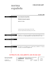 UNE-EN ISO 4257:2002