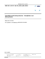 NBN EN 13747+A2 NL:2011/AC:2021