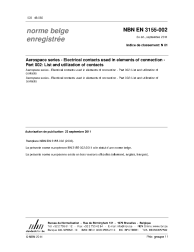 NBN EN 3155-002:2011