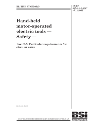 BS EN 60745-2-5:2007+A11:2009