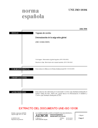 UNE-ISO 10106:2006 (R2017)