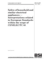 PD CLC/TR 50417:2003