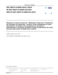 NBN EN ISO 28927-8:2009/A2:2019
