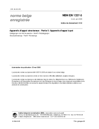 NBN EN 1337-5:2005