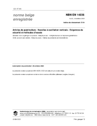 NBN EN 14036:2003