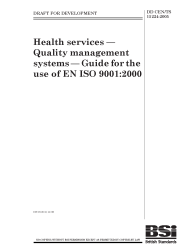 DD CEN/TS 15224:2005