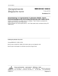 NBN EN ISO 16484-6:2014