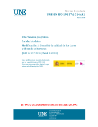 UNE-EN ISO 19157:2014/A1:2018