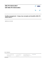 CEN ISO/TR 41013:2021