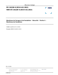 NBN EN 16228-4:2014+A1:2021