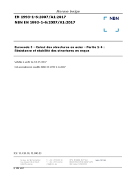 NBN EN 1993-1-6:2007/A1:2017