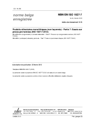 NBN EN ISO 1927-7:2013