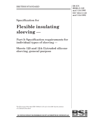 BS EN 60684-3-123 and 124:1995