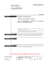 UNE-EN 60749-31:2004