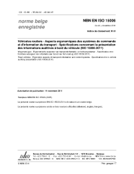 NBN EN ISO 15006:2011