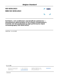 NBN ISO 6650:2023