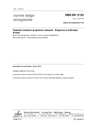 NBN EN 12183:2014