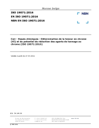 NBN EN ISO 19071:2016