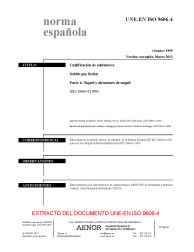 UNE-EN ISO 9606-4:1999