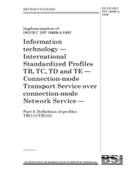 BS ISO/IEC ISP 10609-5:1992