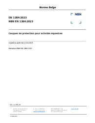 NBN EN 1384:2023