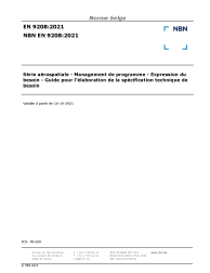 NBN EN 9208:2021