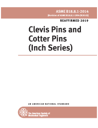 ASME B18.8.1-2014 (R2025) (R2019)