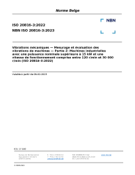 NBN ISO 20816-3:2023