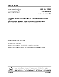NBN EN 13304:2009