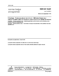 NBN EN 16285:2013
