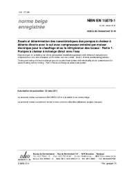 NBN EN 15879-1:2011
