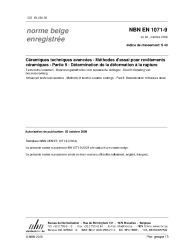 NBN EN 1071-9:2009
