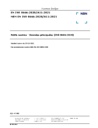 NBN EN ISO 8666:2020/A11:2021