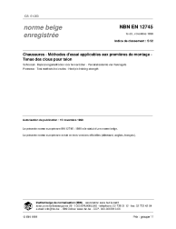 NBN EN 12745:1999
