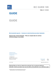 IEC GUIDE 109:2012