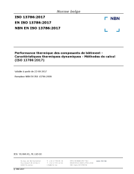 NBN EN ISO 13786:2017