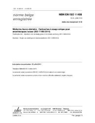 NBN EN ISO 11499:2014