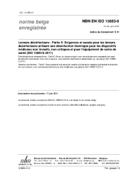 NBN EN ISO 15883-6:2011