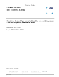 NBN EN 15502-1:2021