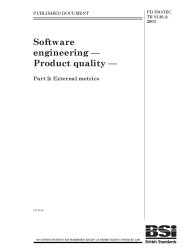 PD ISO/IEC TR 9126-2:2003