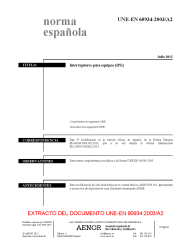 UNE-EN 60934:2003/A2:2013