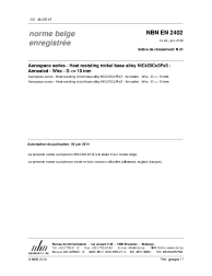 NBN EN 2402:2014